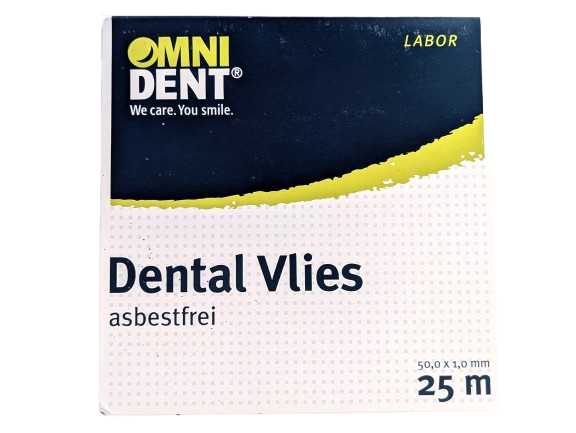 Dental Vlies -  Packung ca. 25 m Vlies 50 x 1 mm